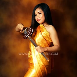 Kolektor keris - Keris Pusaka Kyai Sangkelat Kinatah Emas HB